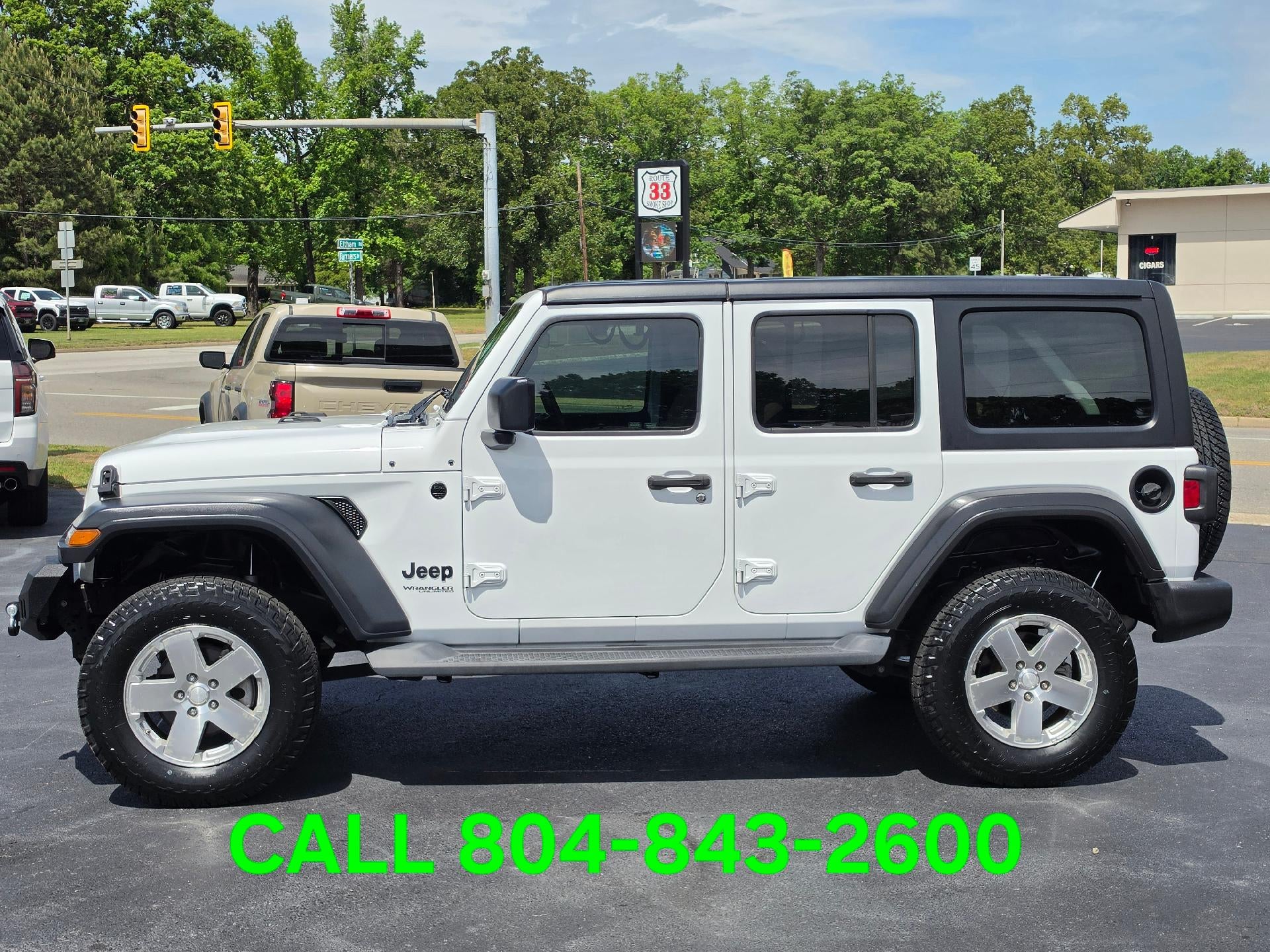 2020 Jeep Wrangler Unlimited Black and Tan
