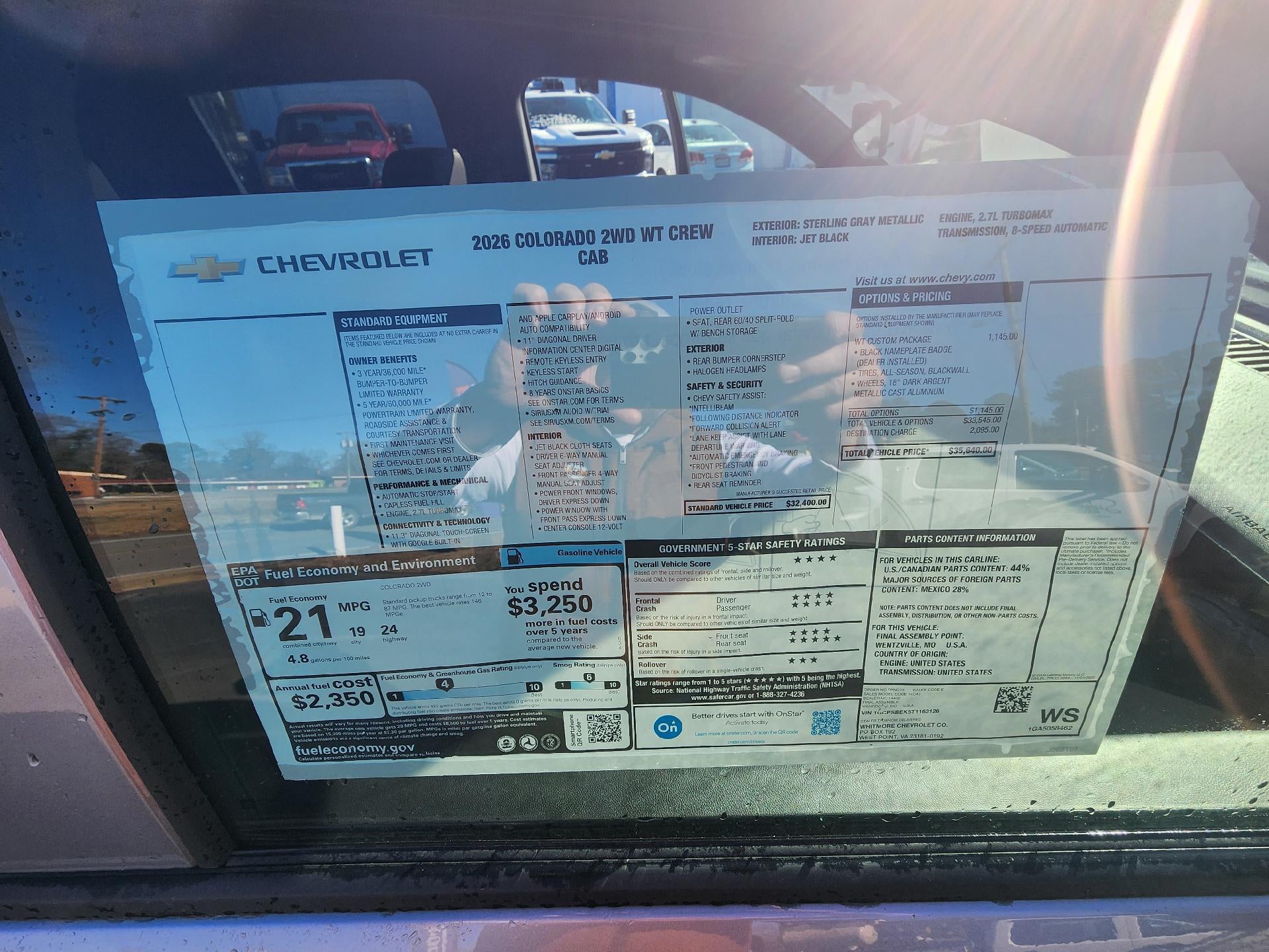 2026 Chevrolet Colorado WT