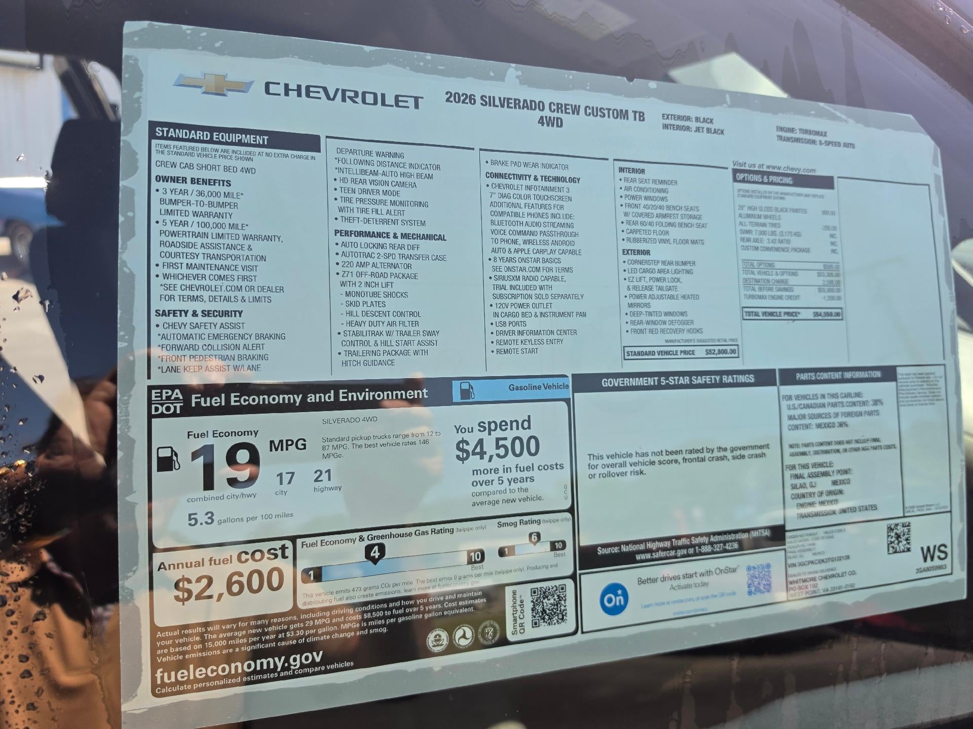 2026 Chevrolet Silverado 1500 Custom Trail Boss